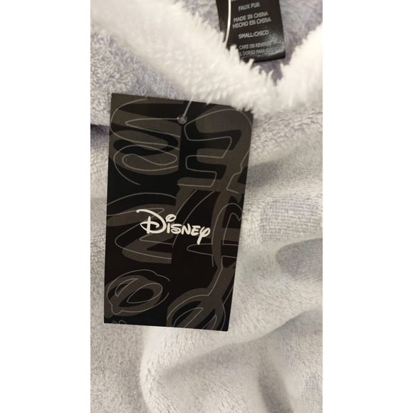 DISNEY Women Mickey Minnie Mouse Cozy Fleece Lounge Dress Hoodie Kangaroo Pocket - Picture 8 of 9